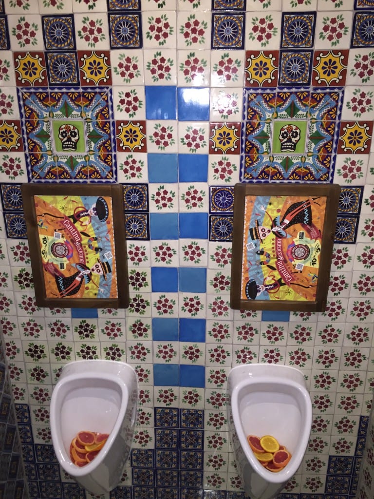 Toilet på Mexikansk spisested
